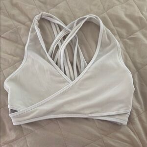 Women's Fabletics White Wrap Bra
